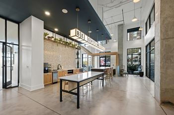 Work-from-home cafe with self-serve coffee